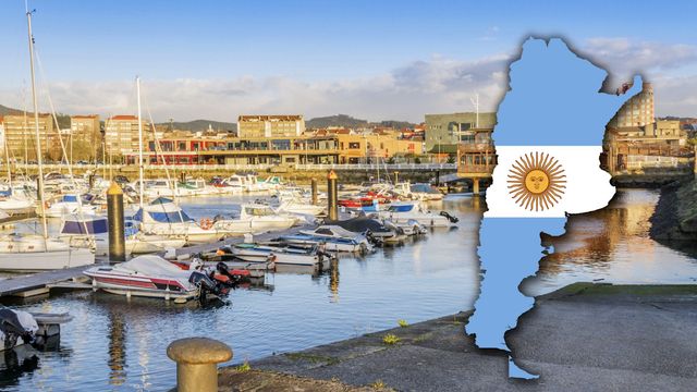 Puerto de Vilagarcía de Arousa.