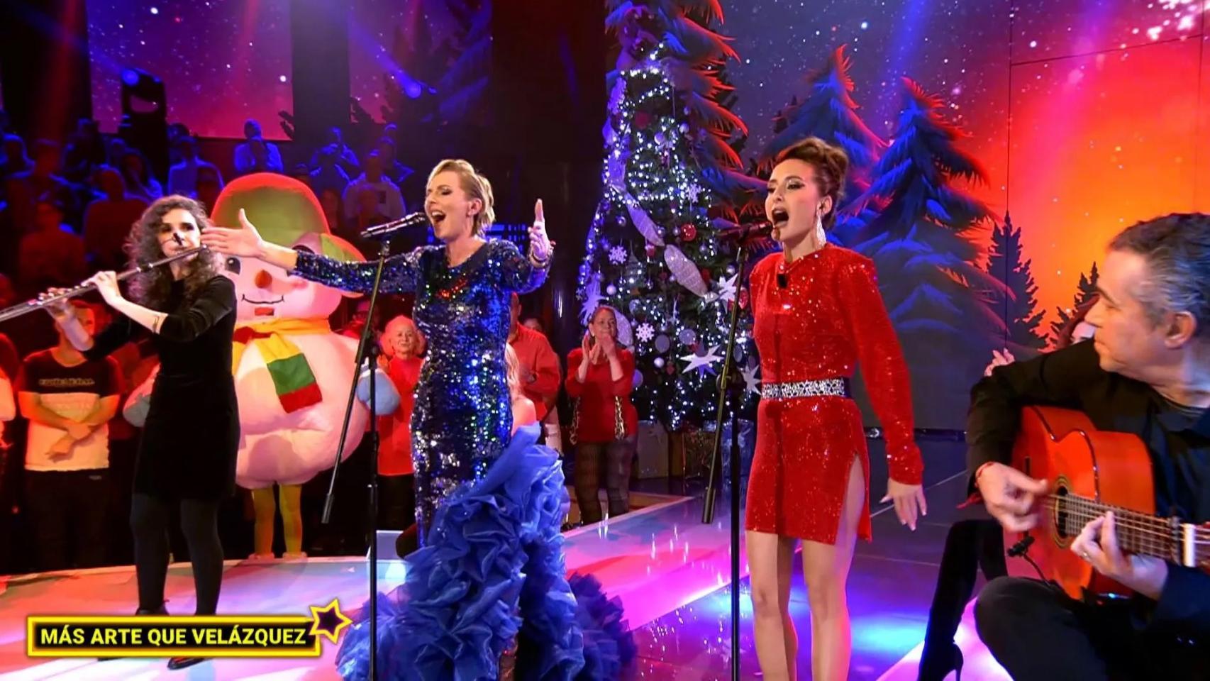 Rocío Carrasco y Anabel Dueñas en 'Mediafest Night Fever'.