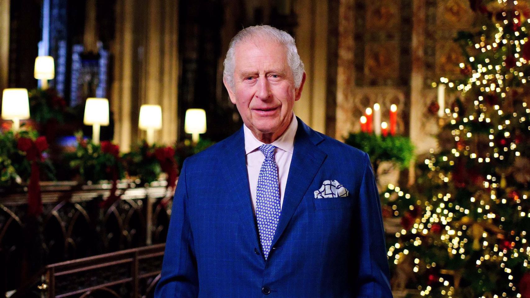 Carlos III en una imagen difundida por la Casa Real británica.