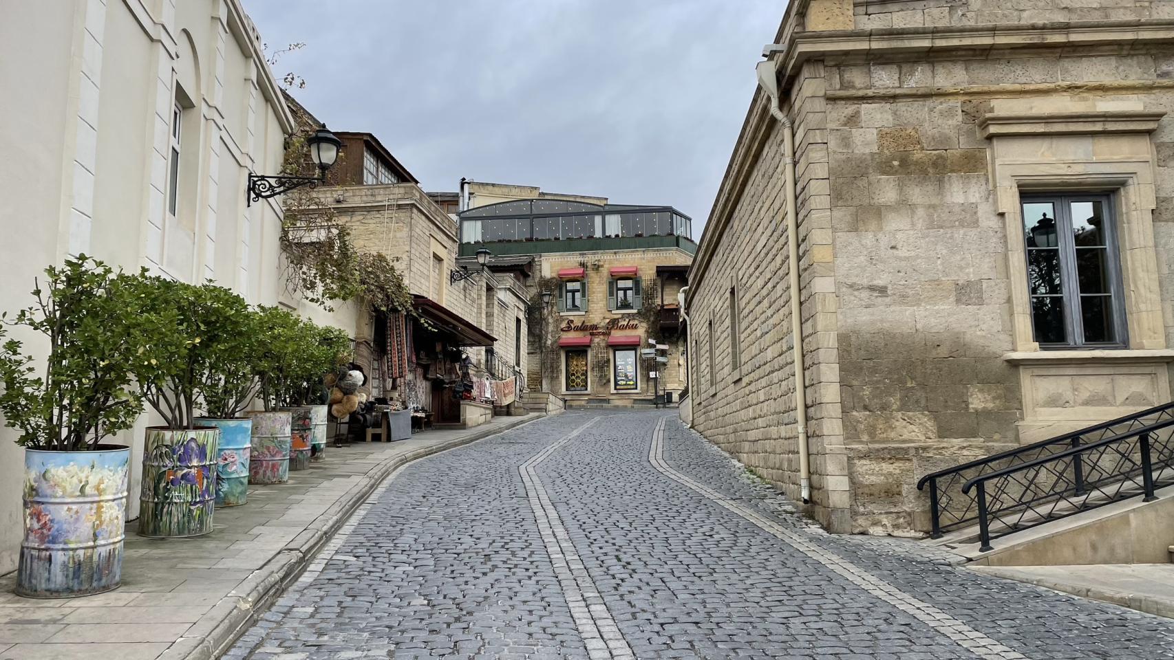 Ciudad vieja de Bakú, capital de Azerbaiyán.