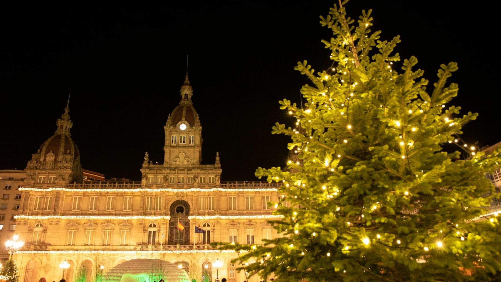 Plaza de María Pita, A Coruña. Foto: Concello de A Coruña.