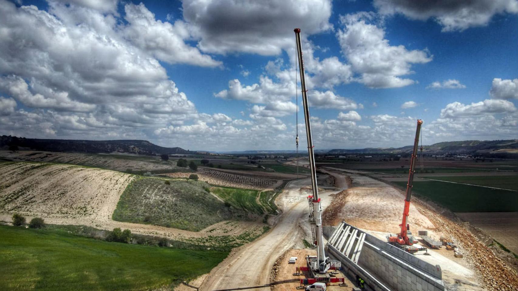 Obras en la A-11