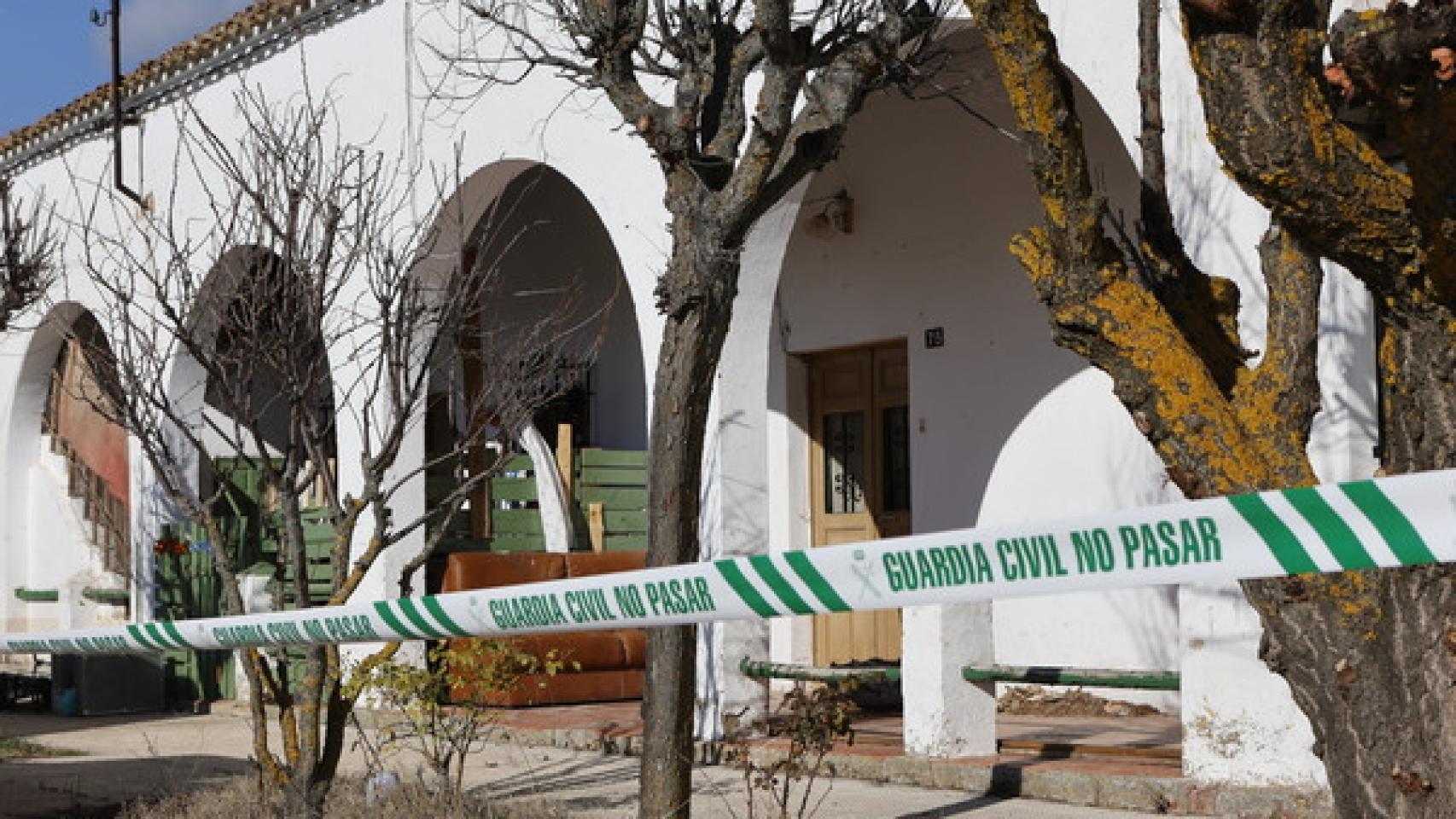 Vivienda en Matamala de Almazán, donde se ha producido el incendio