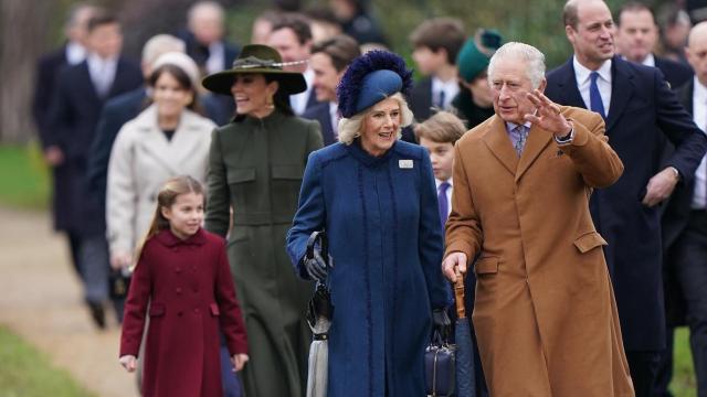 La Familia Real británica, en Nortfolk.