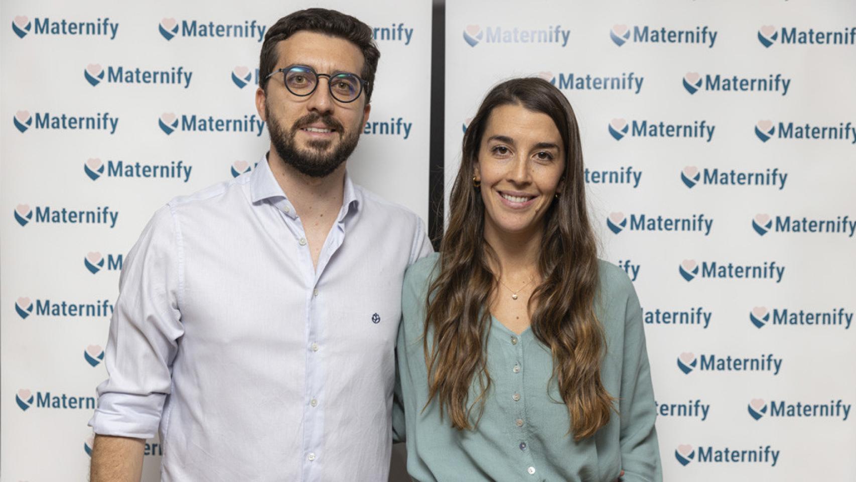 Álvaro Ayllón y Carla Quintana, fundadores de Maternify