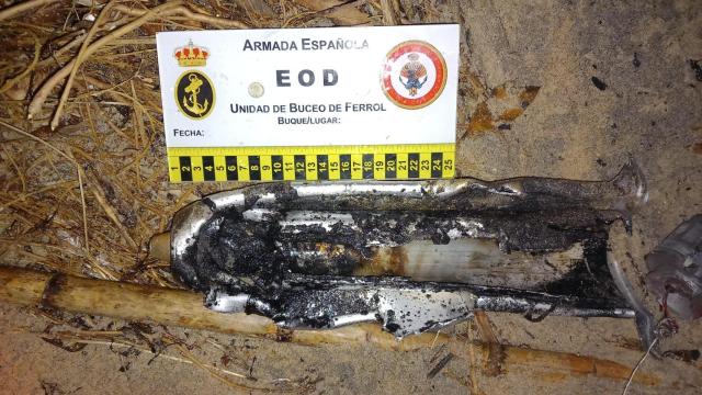 Estado en el que quedó la bengala tras la intervención