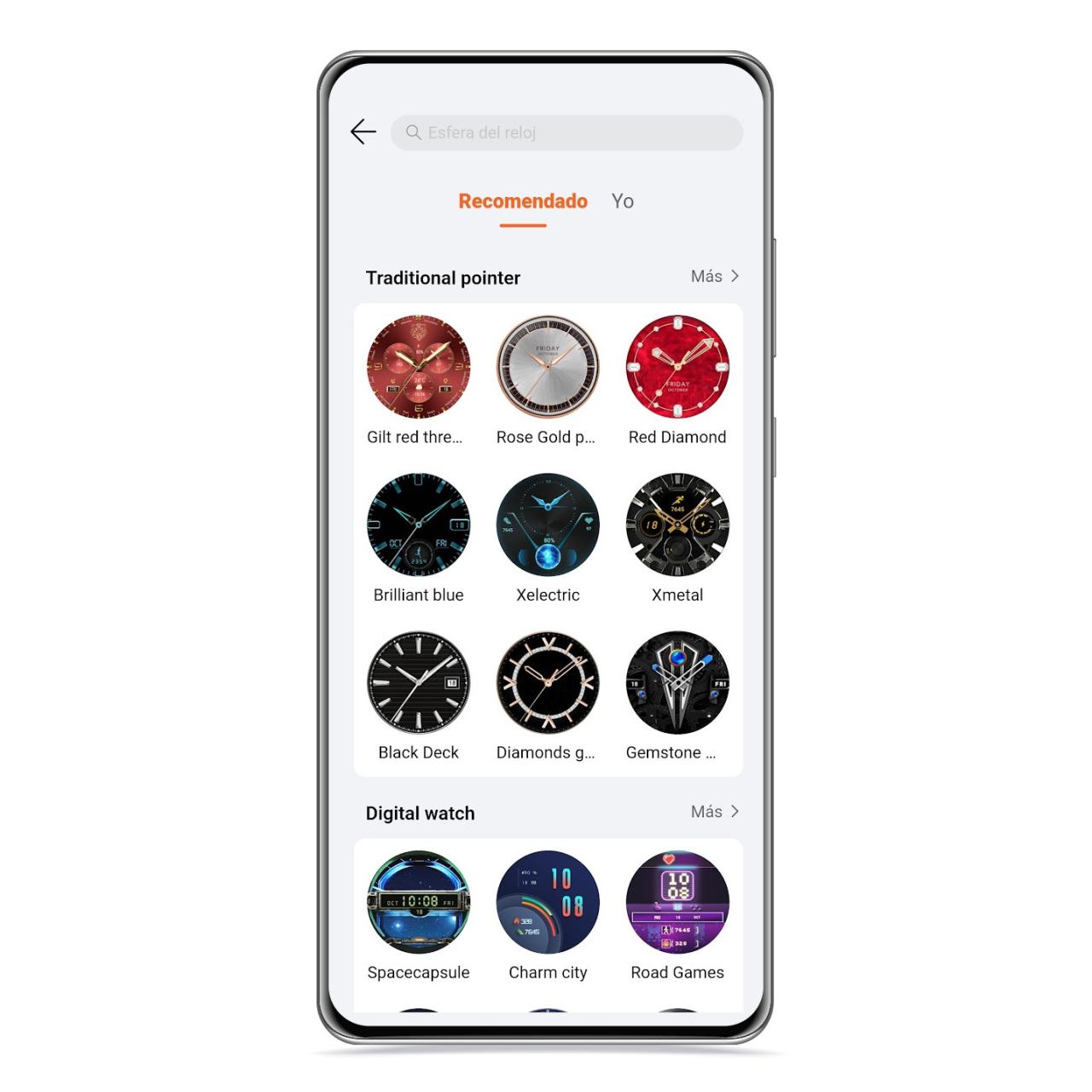 Diseños reloj Honor