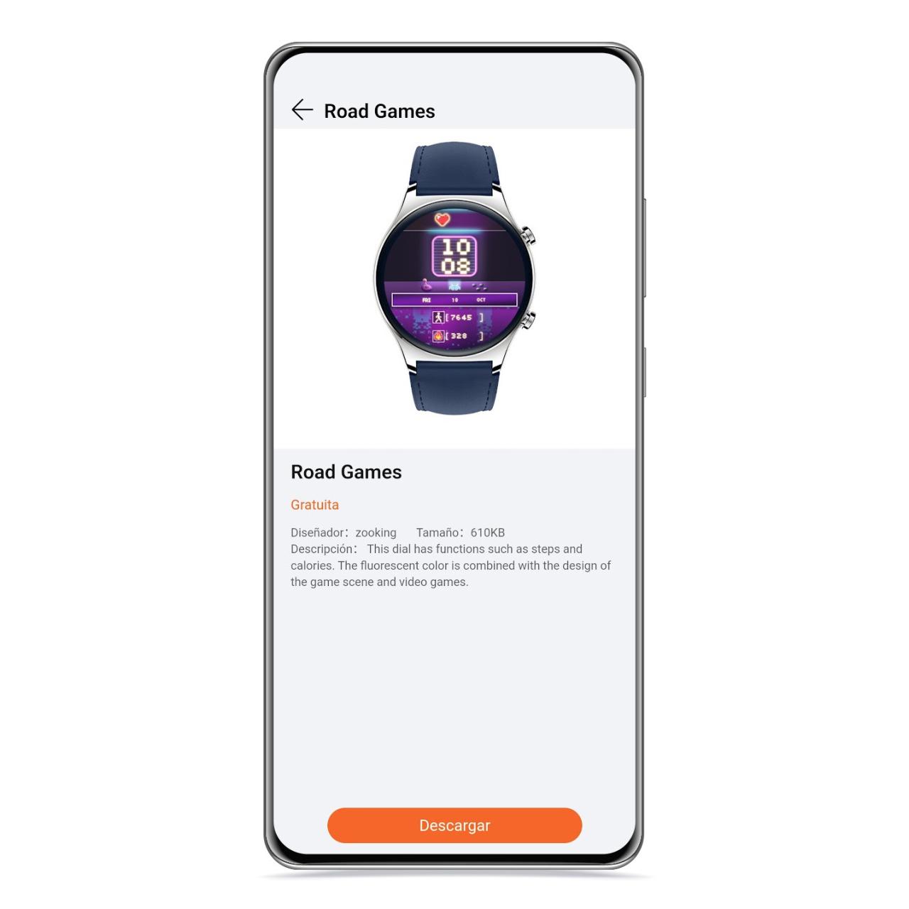 Descripción watchfaces Huawei
