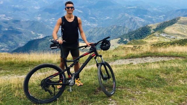 Bicicleta con las bielas Cerdan