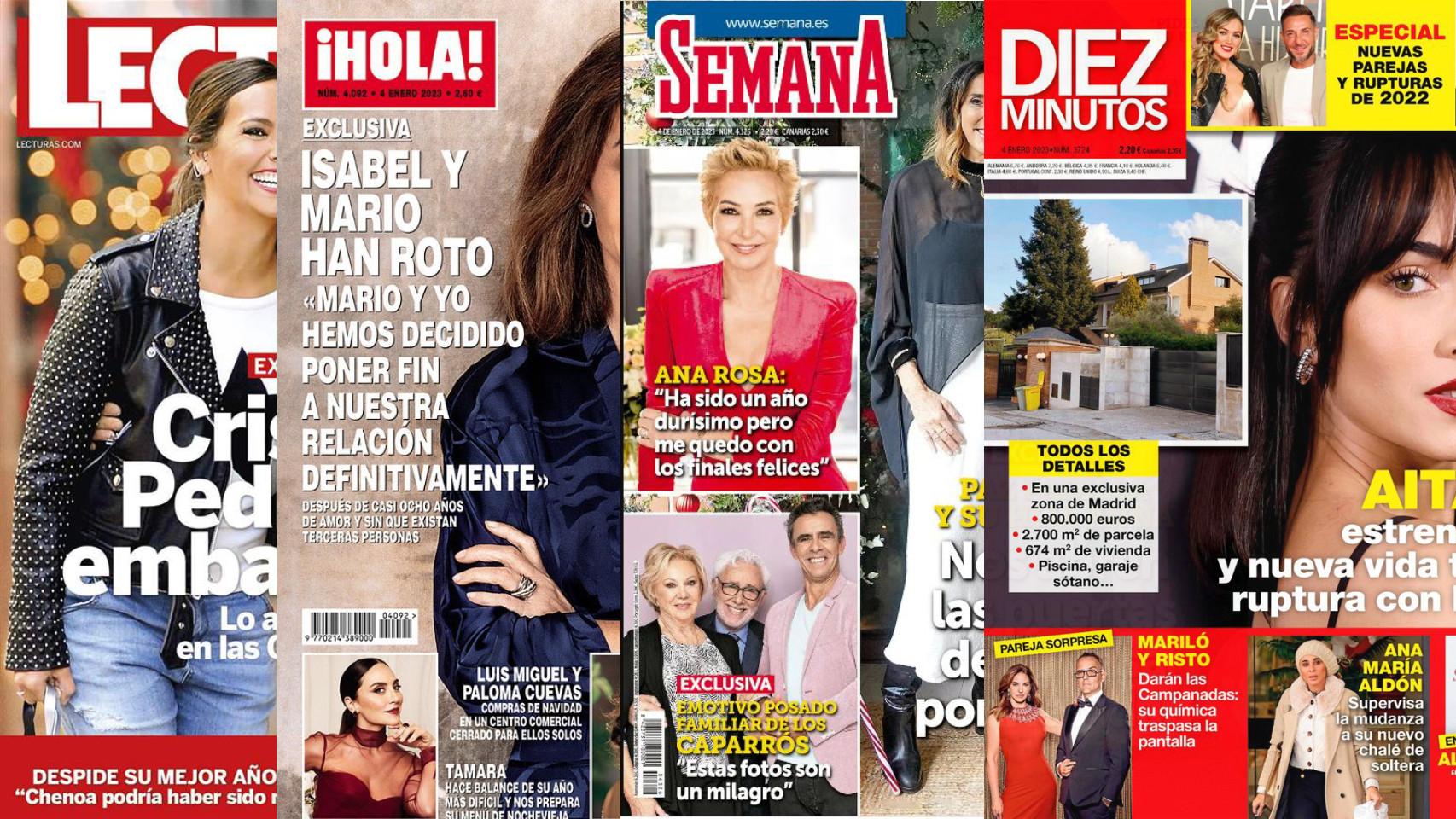 Portadas de las revistas del 28 de diciembre de 2022.