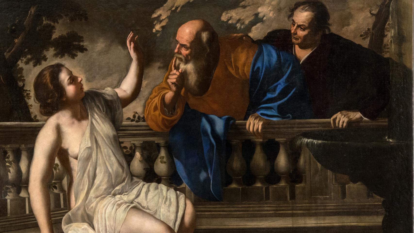 Artemisia Gentileschi: 'Susana y los viejos'. Pinacoteca Nazionale de Bolonia