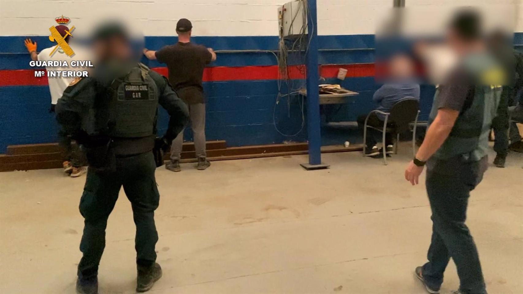 Una imagen de la detención.