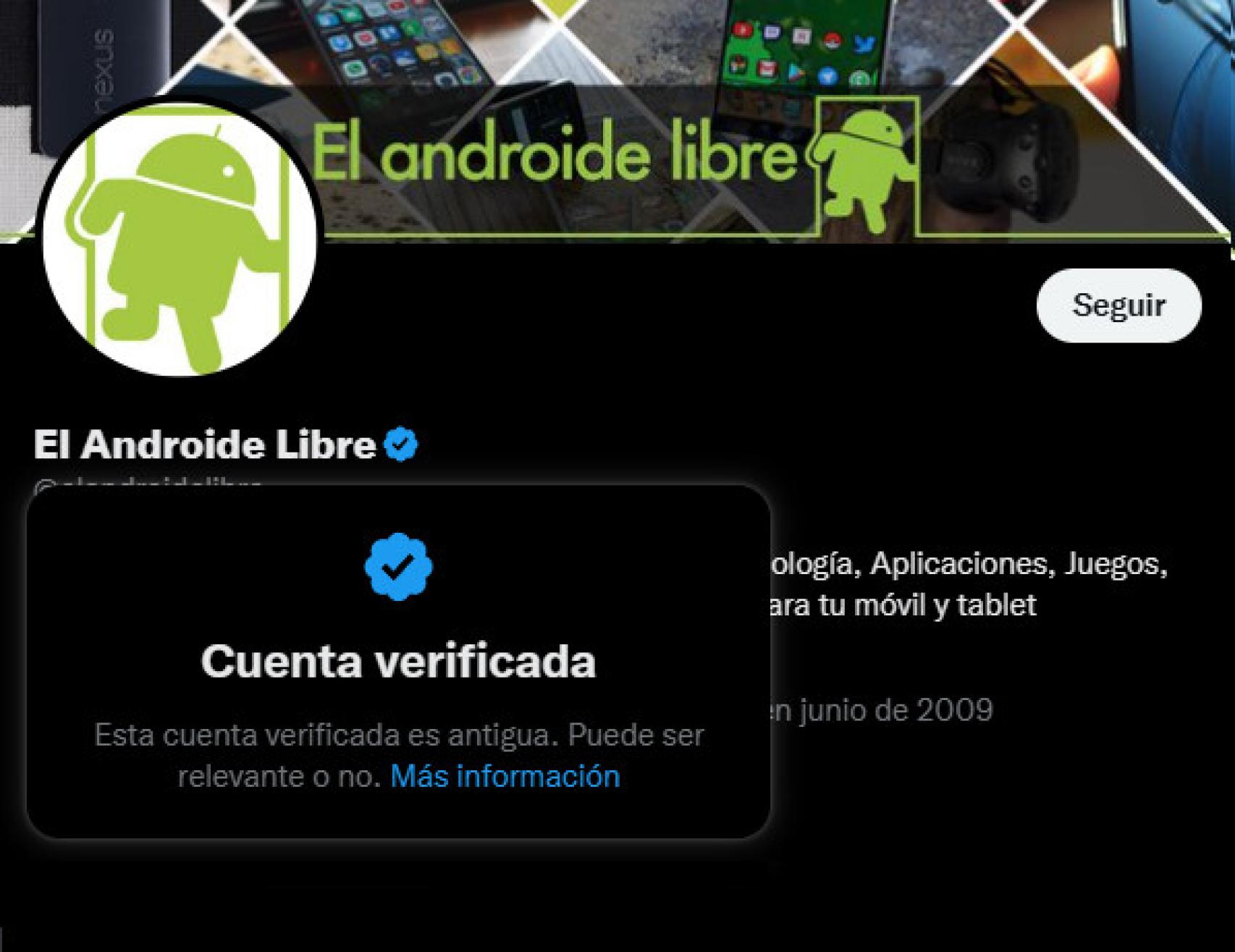 Verificado azul pre-Musk