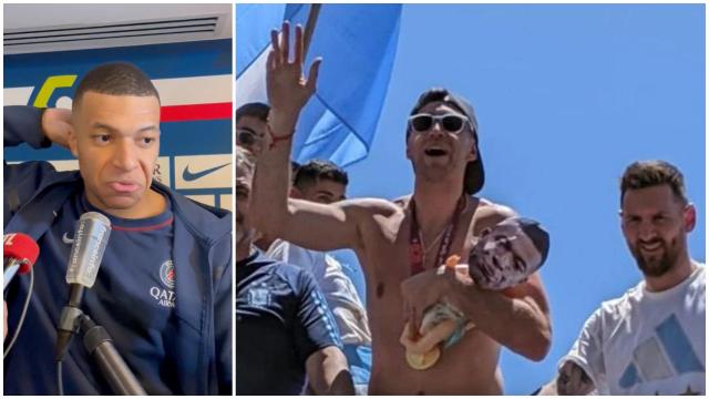 Mbappé responde al 'Dibu' Martínez