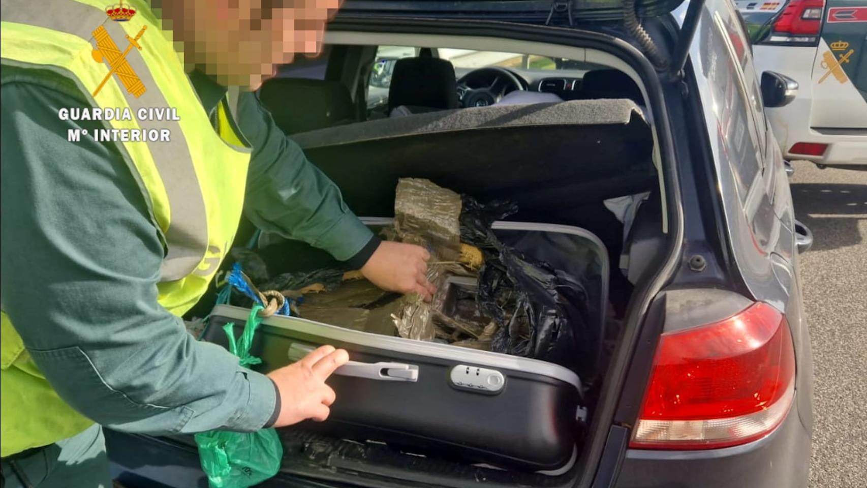Mercancía incautada por la Guardia Civil de Zamora