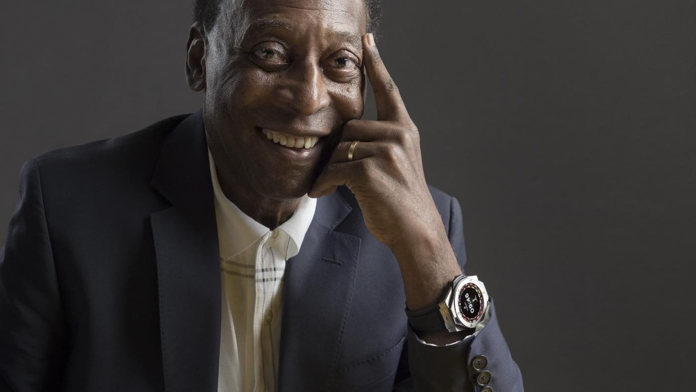 Pelé, en una campaña publicitaria de la marca Hublot