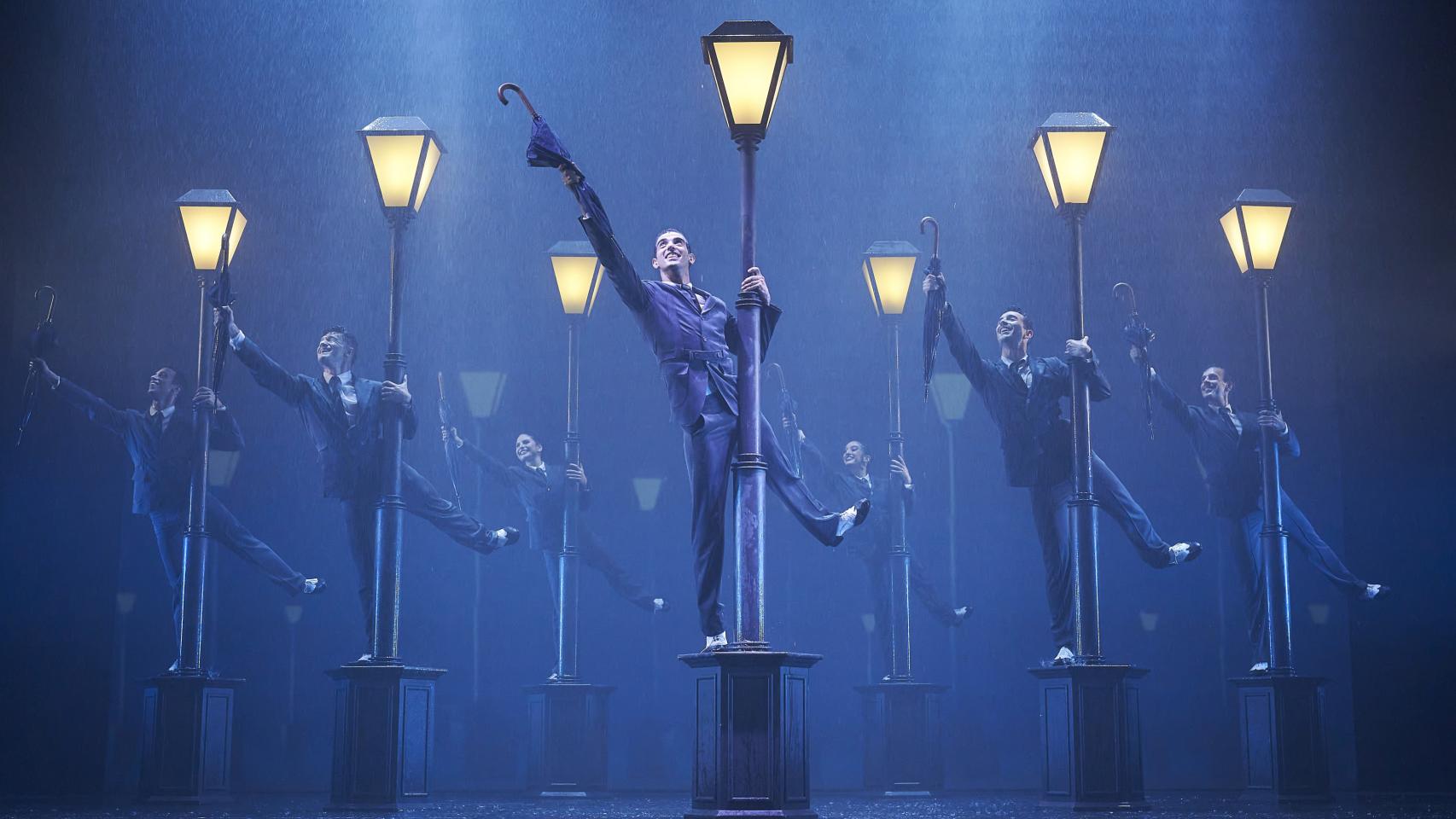 Miguel Ángel Belotto en el número principal del musical
