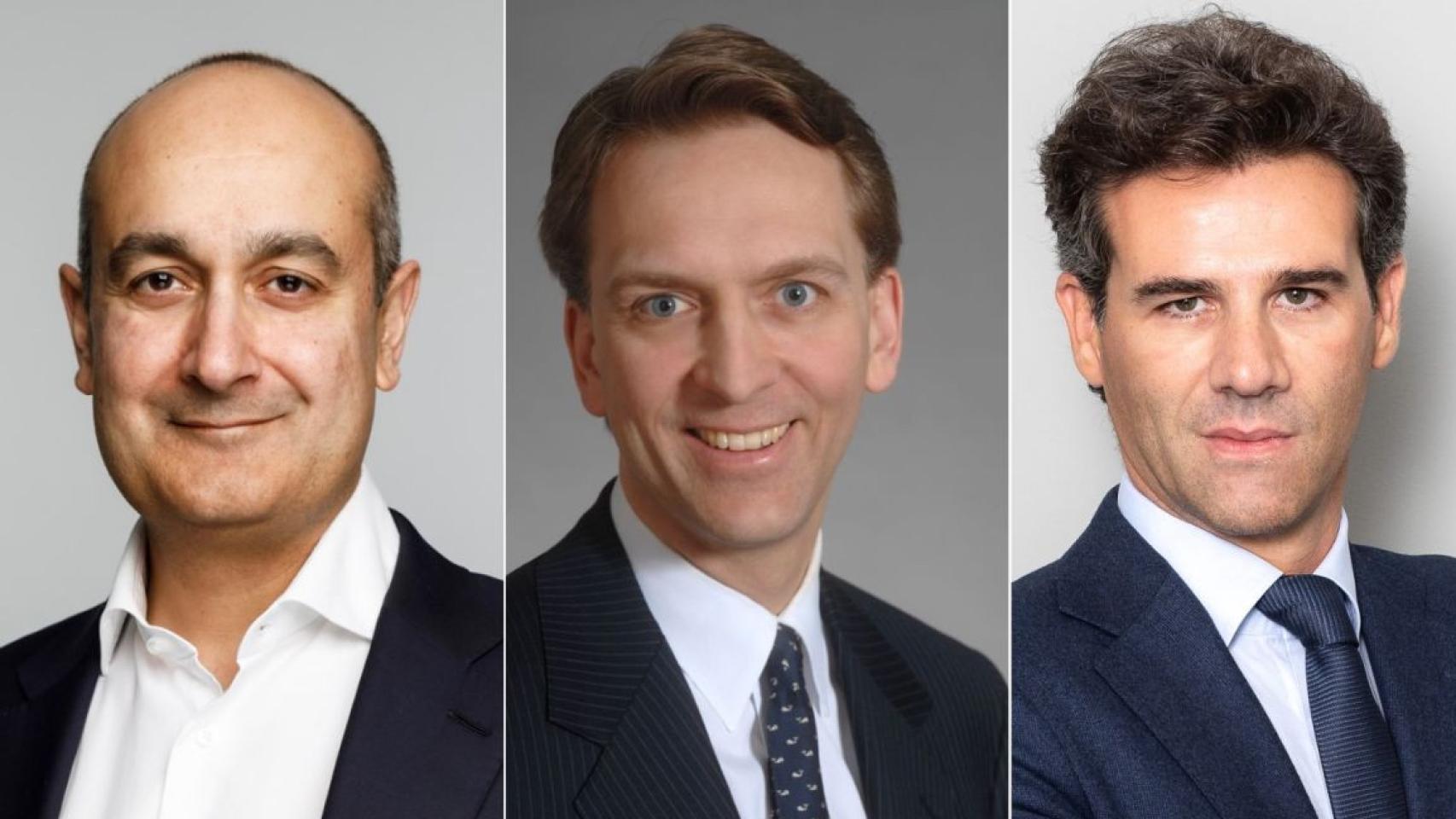 De izquierda a derecha: Ahmed Hamdani (Zetland Capital), Bruce Flatt (Brookfield) y Javier Ilán (Millenium)