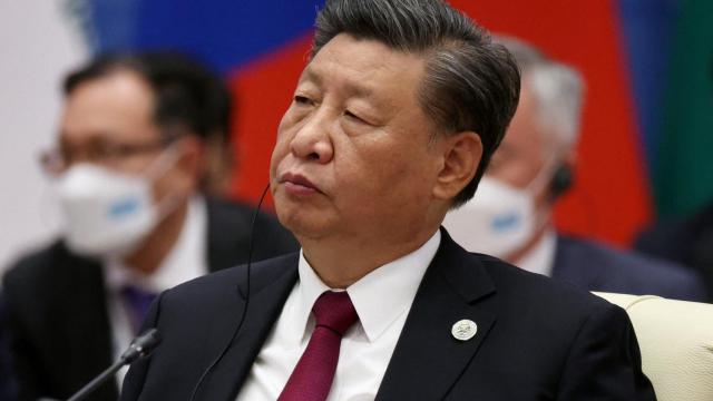 Xi Jinping, en la cumbre de la Organización de Cooperación de Shanghai celebrada en Samarcanda.
