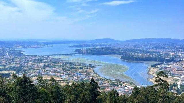 Vistas de parte de Ferrolterra desde el mirador de Ancos