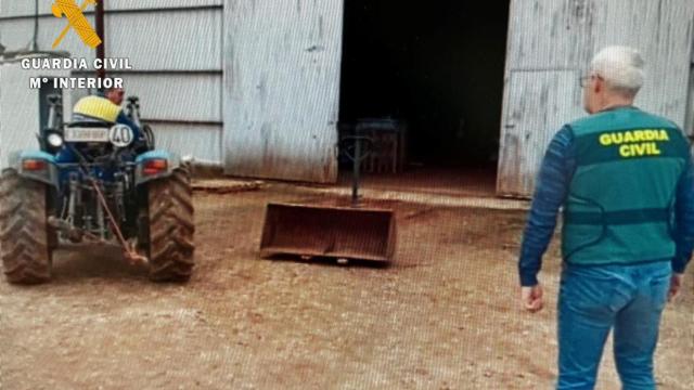 Tractor recuperado en Ciudad Real