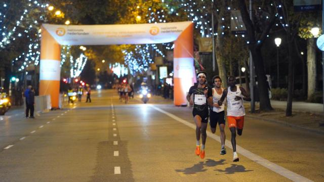 Mo Katir, durante la San Silvestre Vallecana 2022