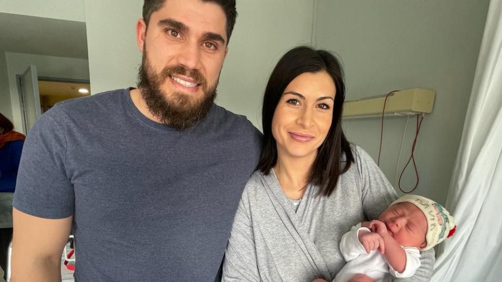 David Gómez Jurado, primer bebé nacido en Cuenca en 2023.