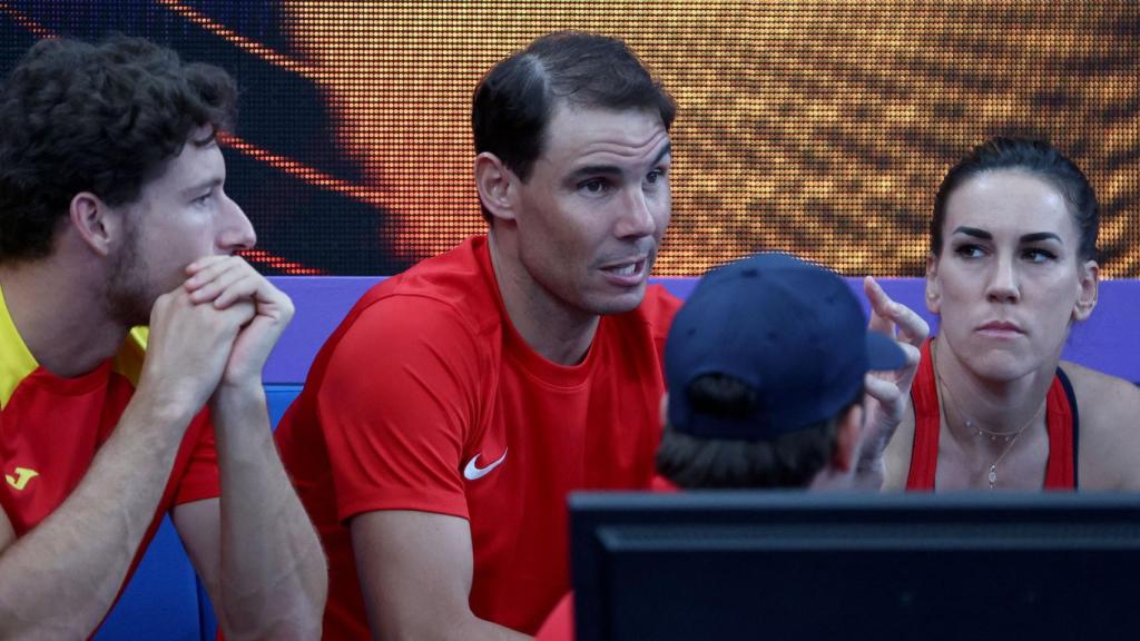 Rafa Nadal, durante la United Cup