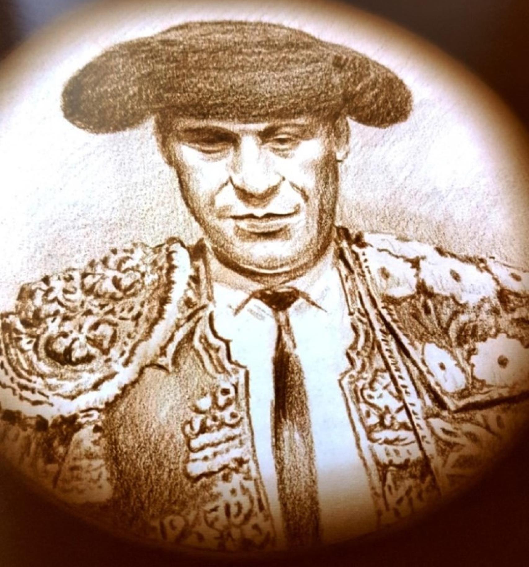 Fernando Domínguez. Ilustración de Miguel Angel Soria (del libro “Valladolid Ciudad Taurina”)