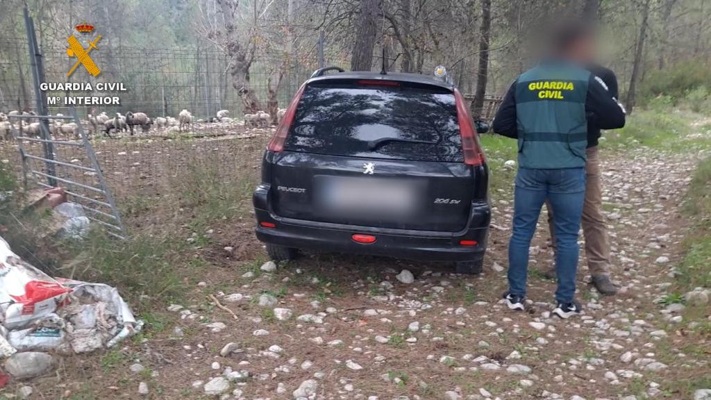 Imágenes del momento de la detención.