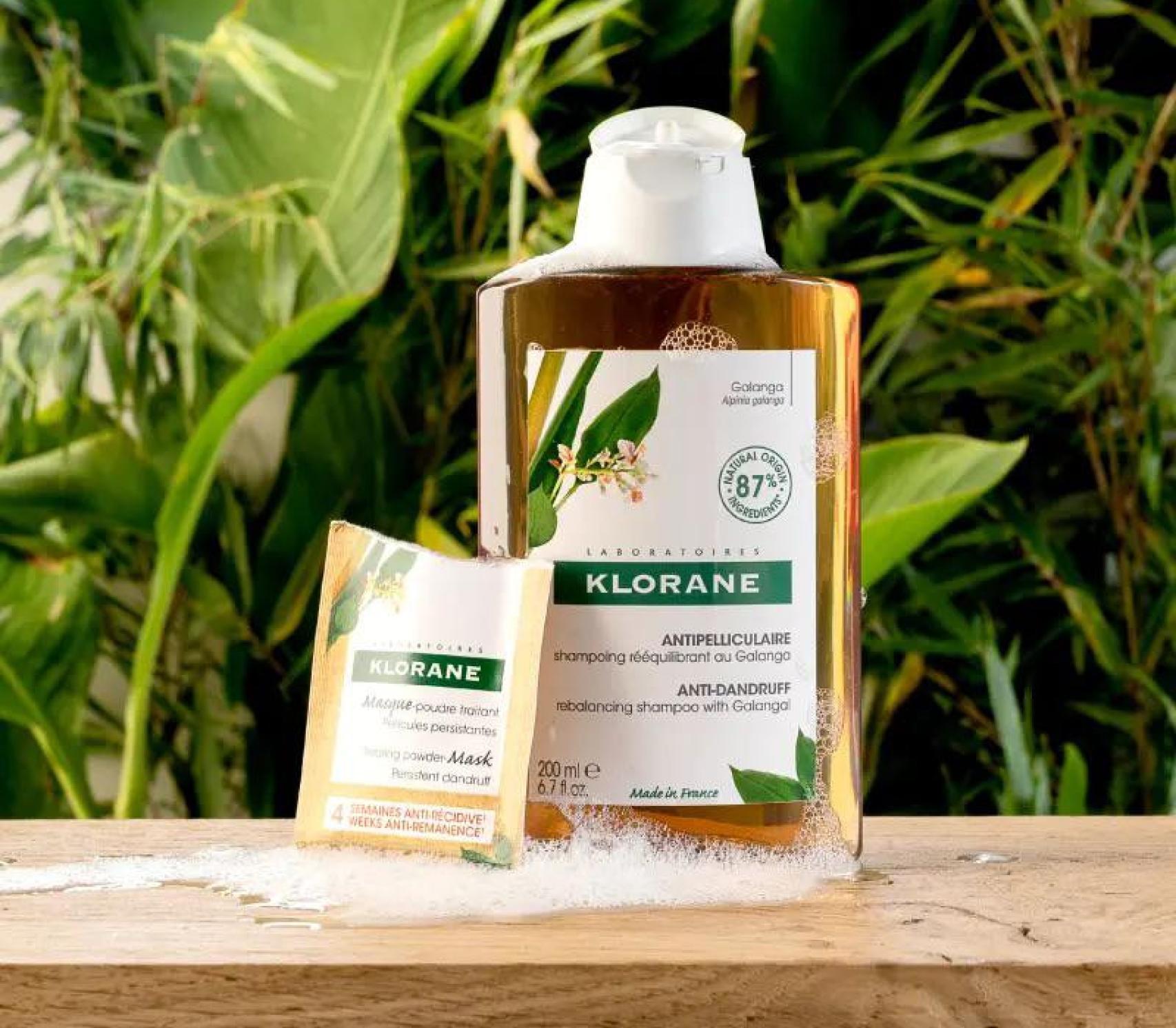 Champú y mascarilla de Klorane