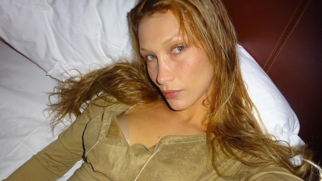 Bella Hadid durante sus vacaciones en Aspen.
