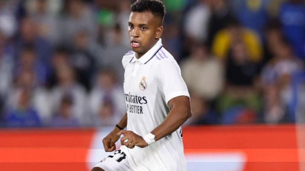 Rodrygo Goes, en un partido del Real Madrid de la temporada 2022/2023
