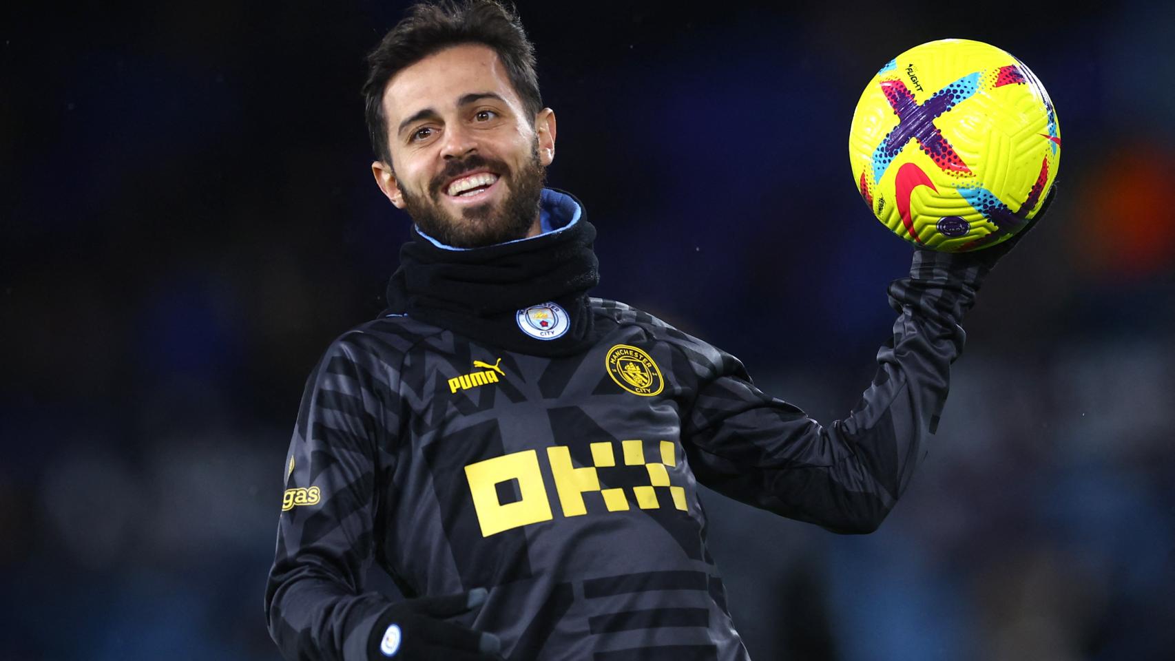 Bernardo Silva, con el Manchester City en la temporada 2022/2023