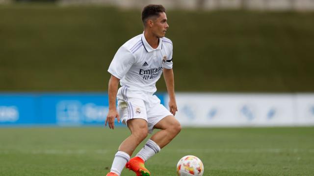 Sergio Arribas durante un partido del Castilla