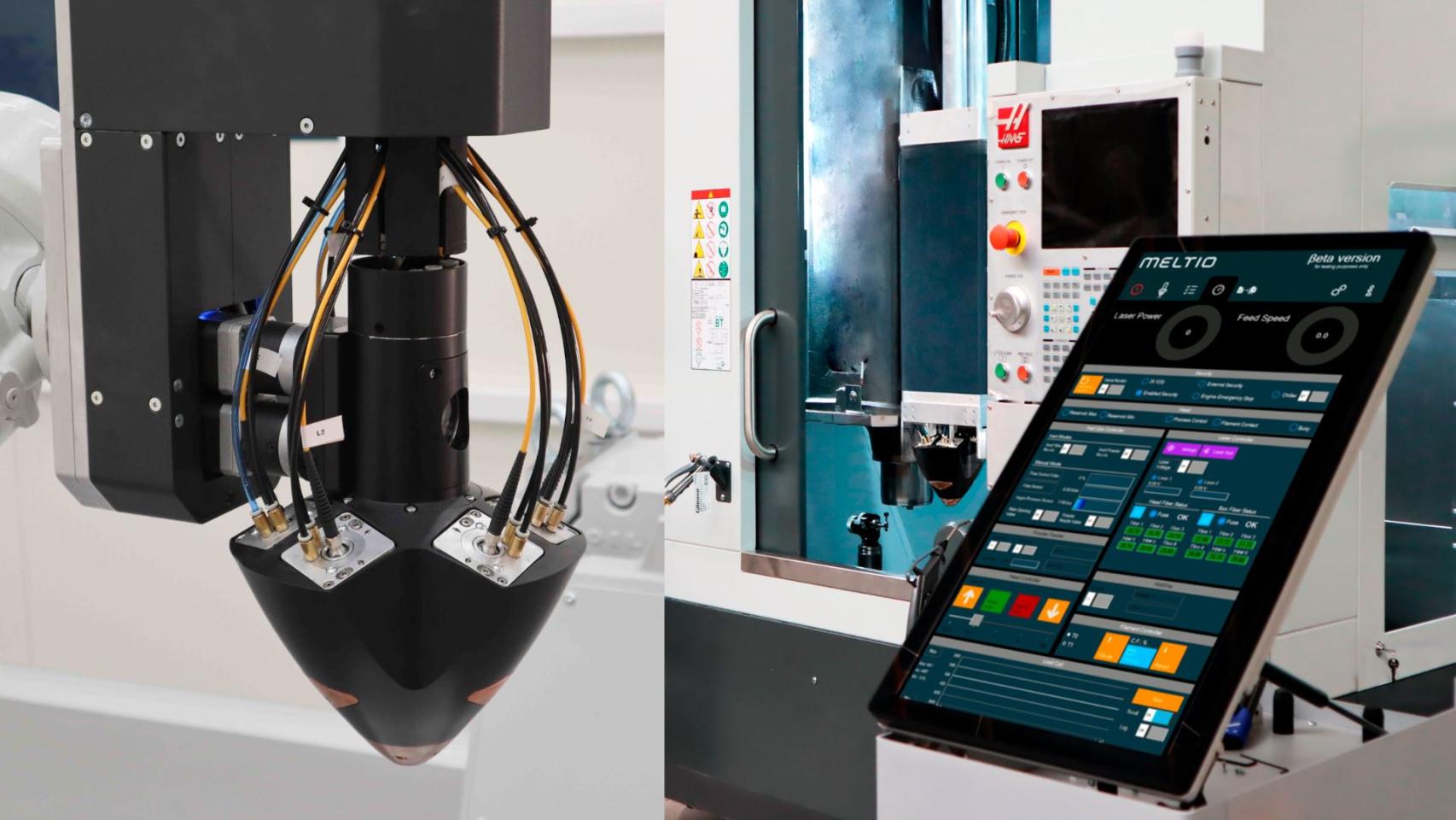 Meltio Engine CNC Integration y Meltio Engine Robot Integration.