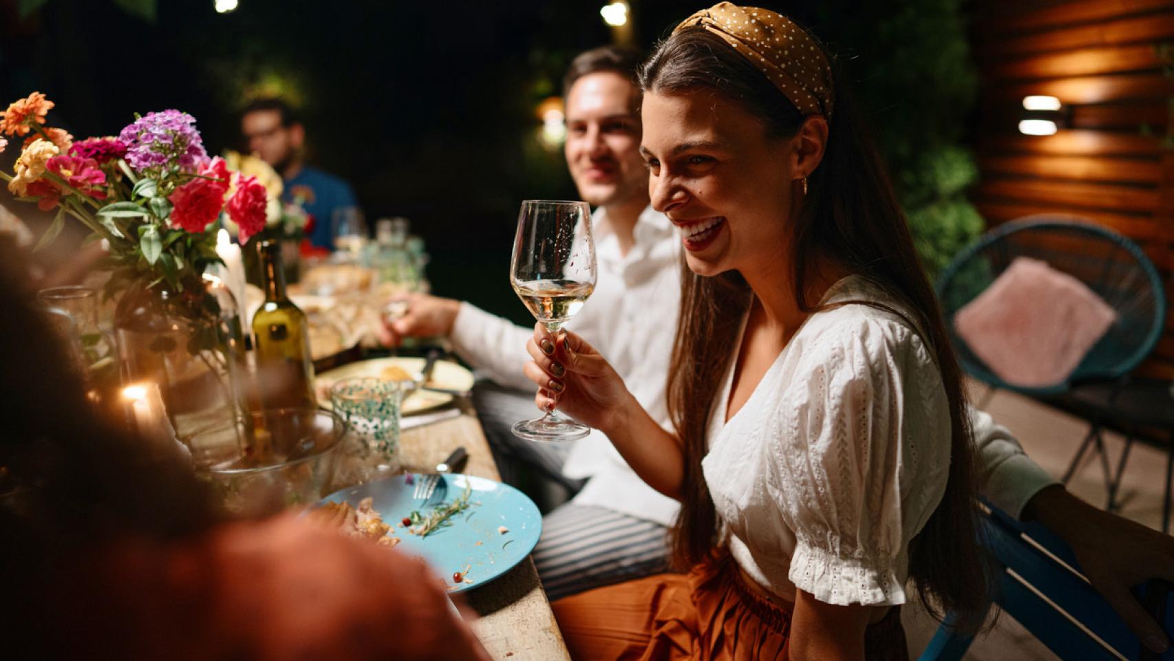 Una cena familiar.