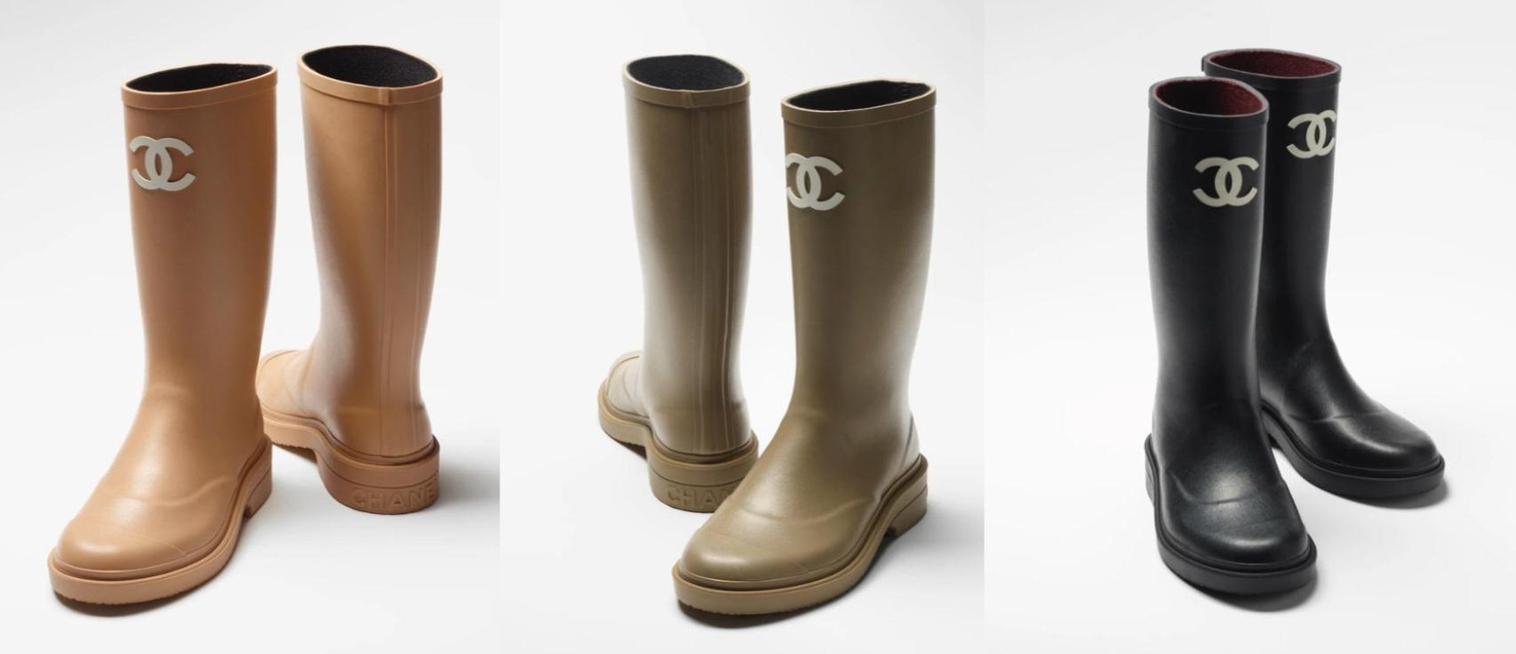 Botas de agua de Chanel