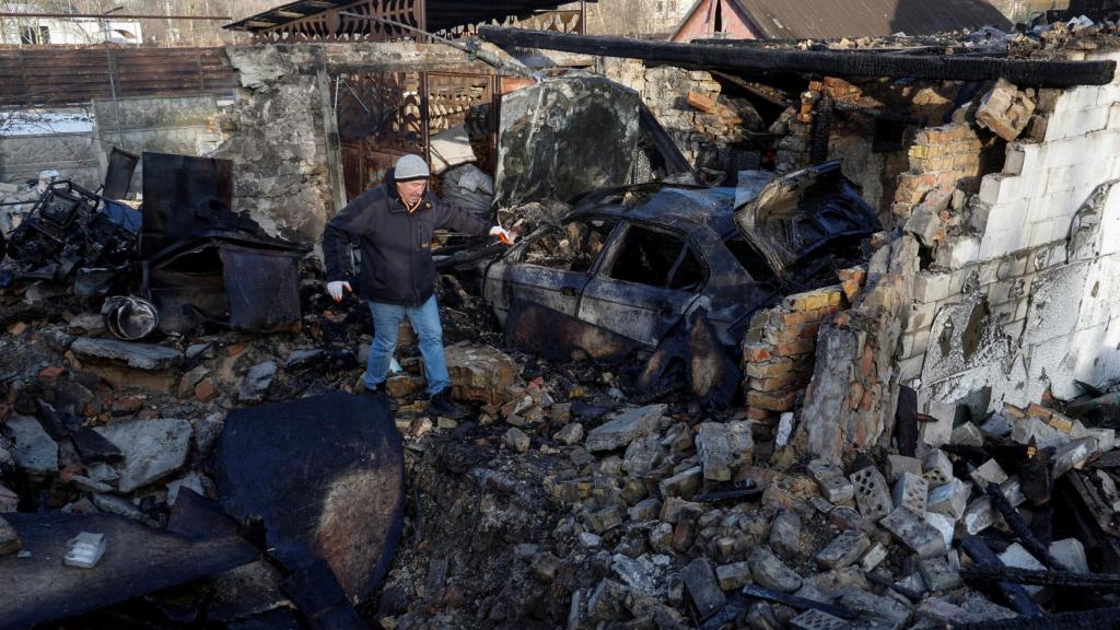 Ataques con drones en Kiev.