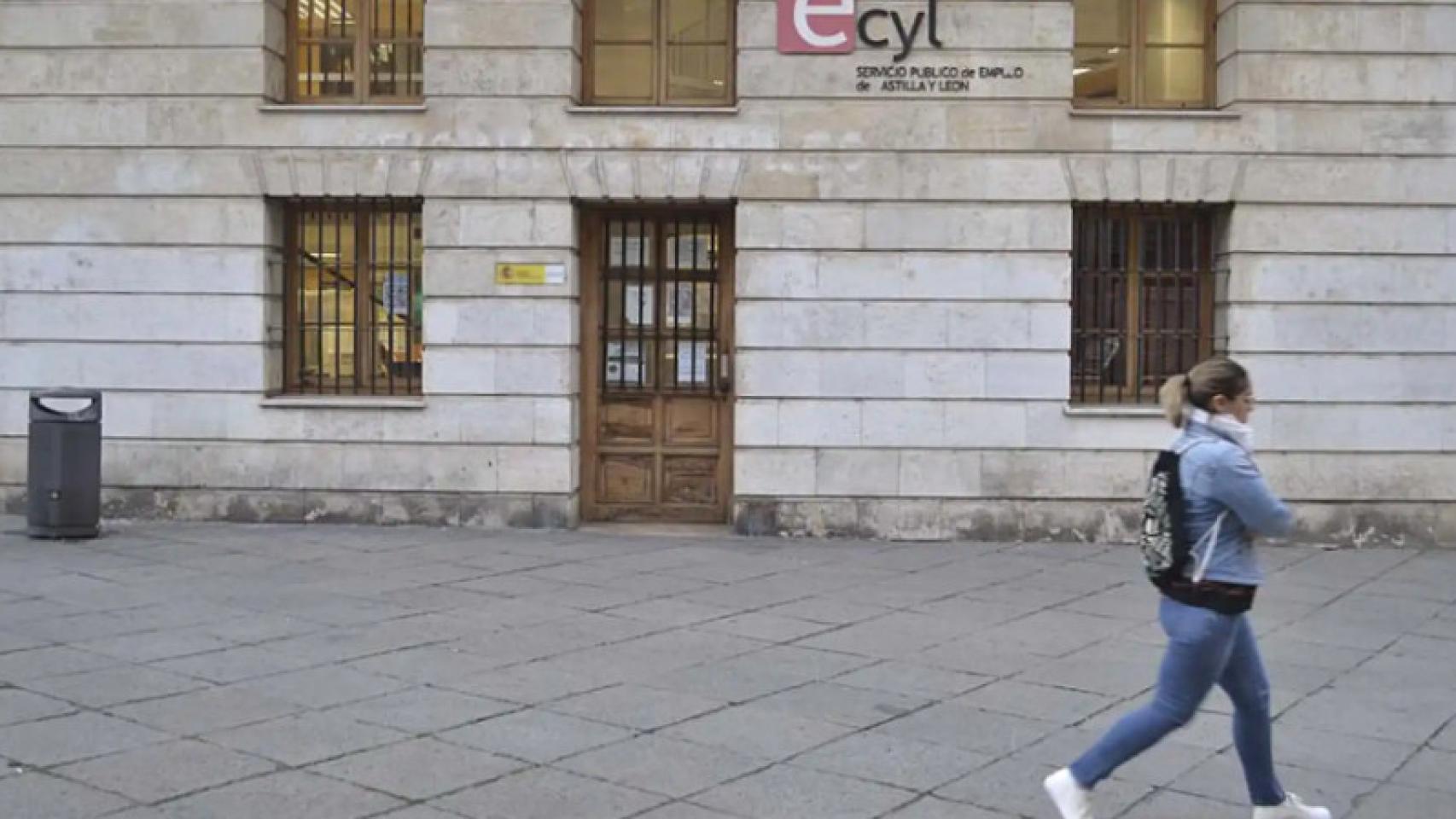 Una oficina del Ecyl en Castilla y León.