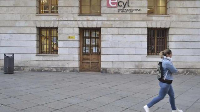 Una oficina del Ecyl en Castilla y León.
