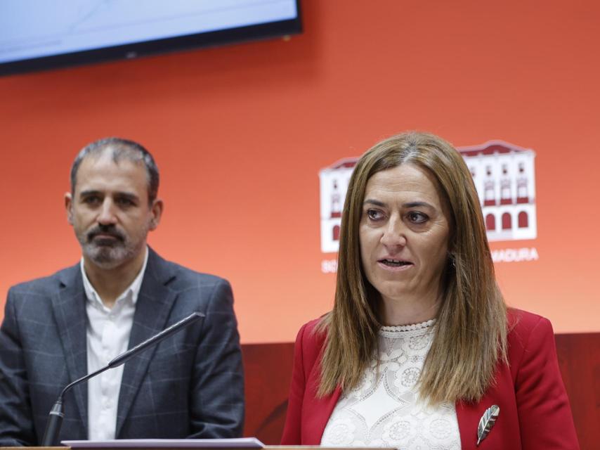 La delegada del Gobierno, Virginia Barcones, interviene en Soria este martes.