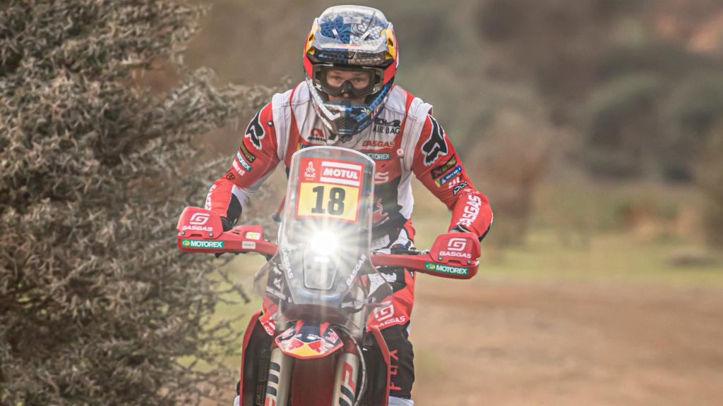 Daniel Sanders, en el Rally Dakar