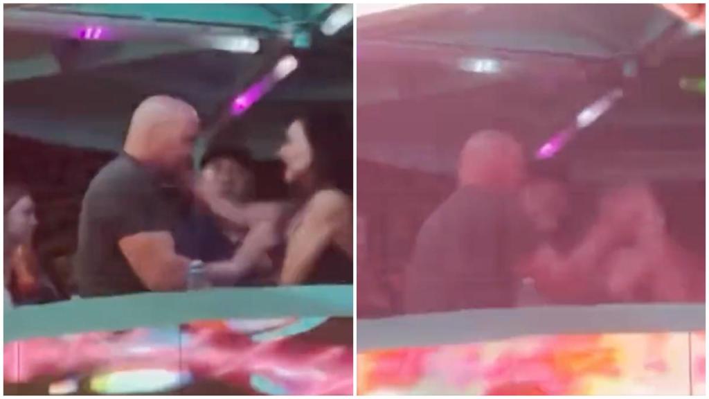 Graban a Dana White, presidente de la UFC, agrediéndose con su mujer