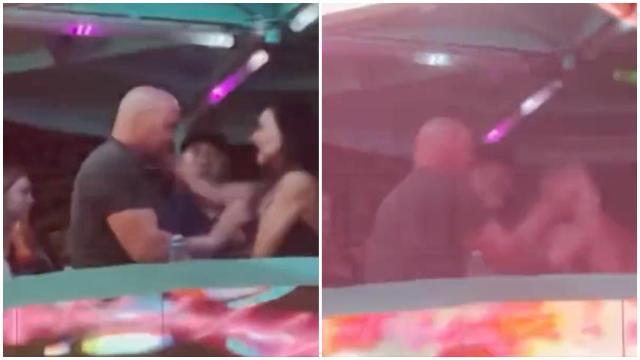 Graban a Dana White, presidente de la UFC, agrediéndose con su mujer