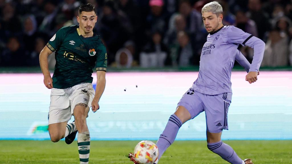 Fede Valverde, durante el Cacereño - Real Madrid de la Copa del Rey 2022/2023