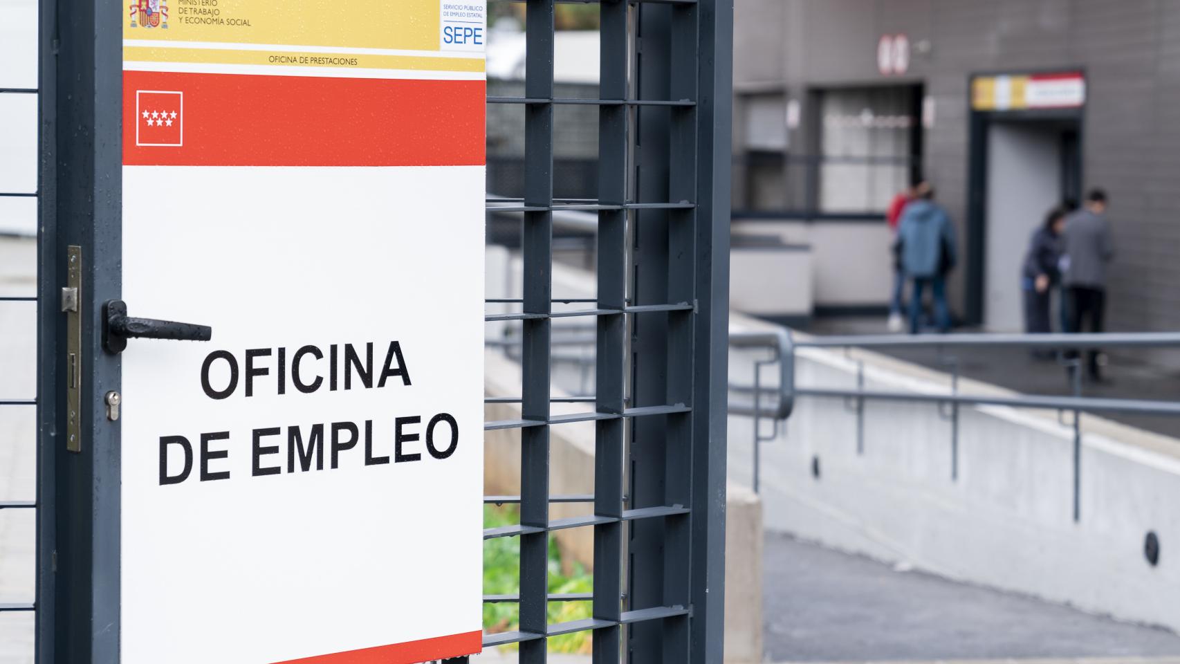 Oficina de empleo en Vallecas-Santa Eugenia, Madrid.