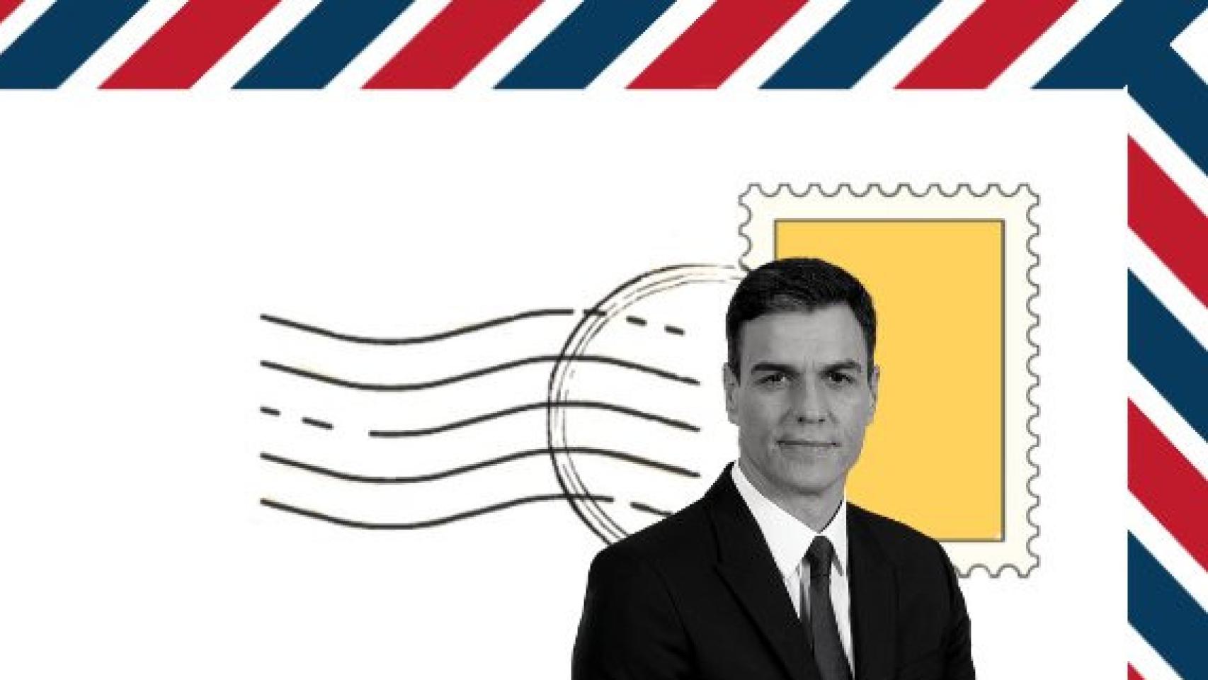 Detalle de la carta del PP al 'rey mago' Sánchez.