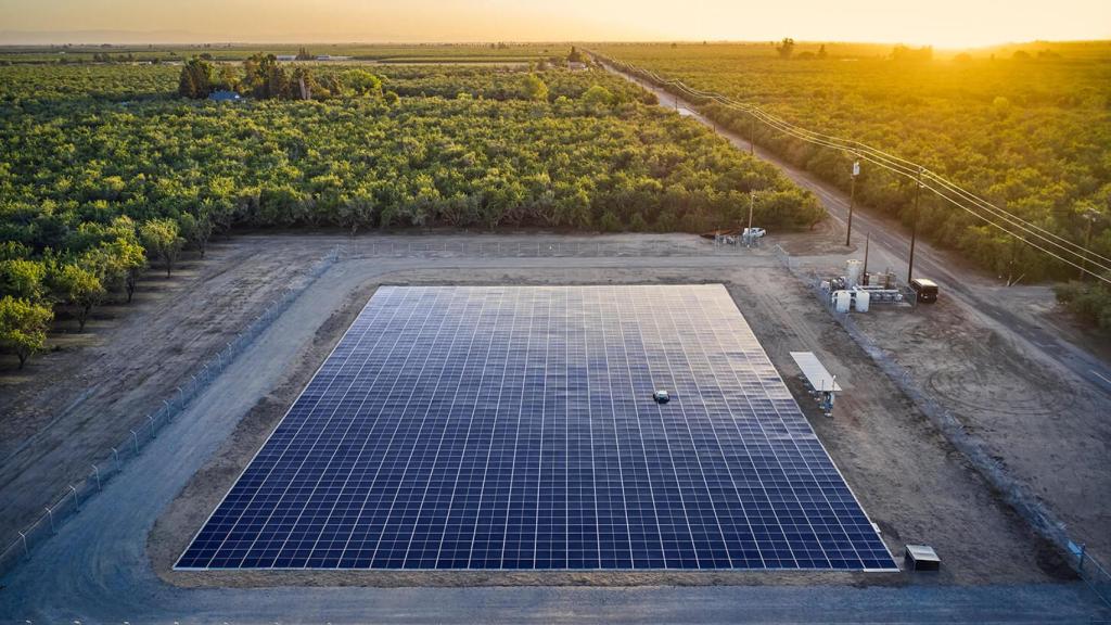 Una de las plantas fotovoltaicas de Erthos