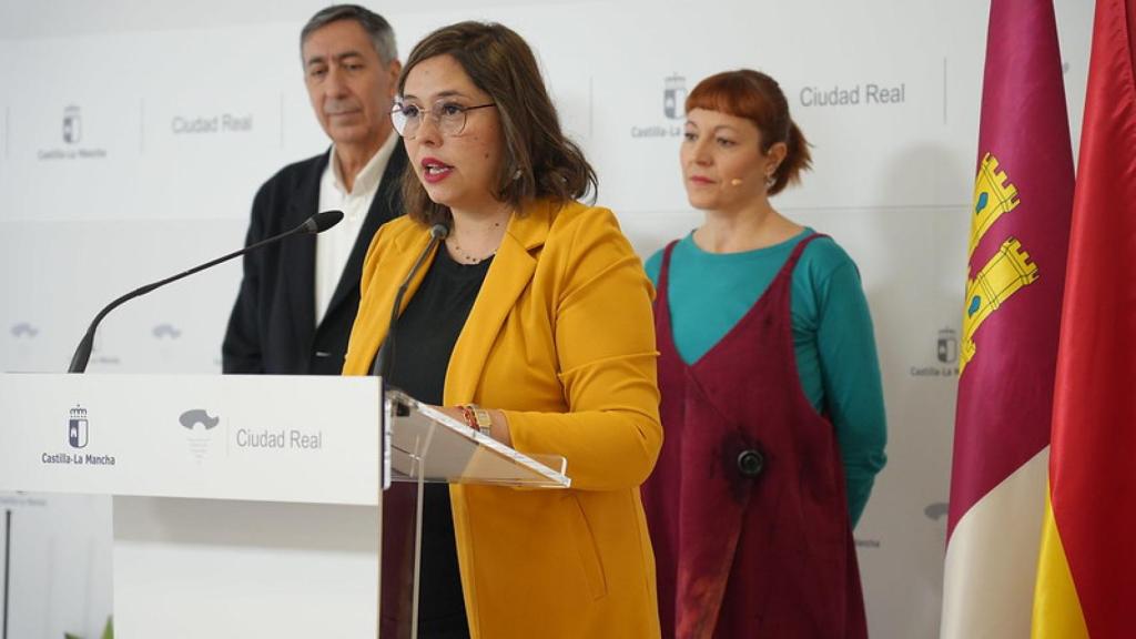La viceconsejera Ana Muñoz durante su intervención.